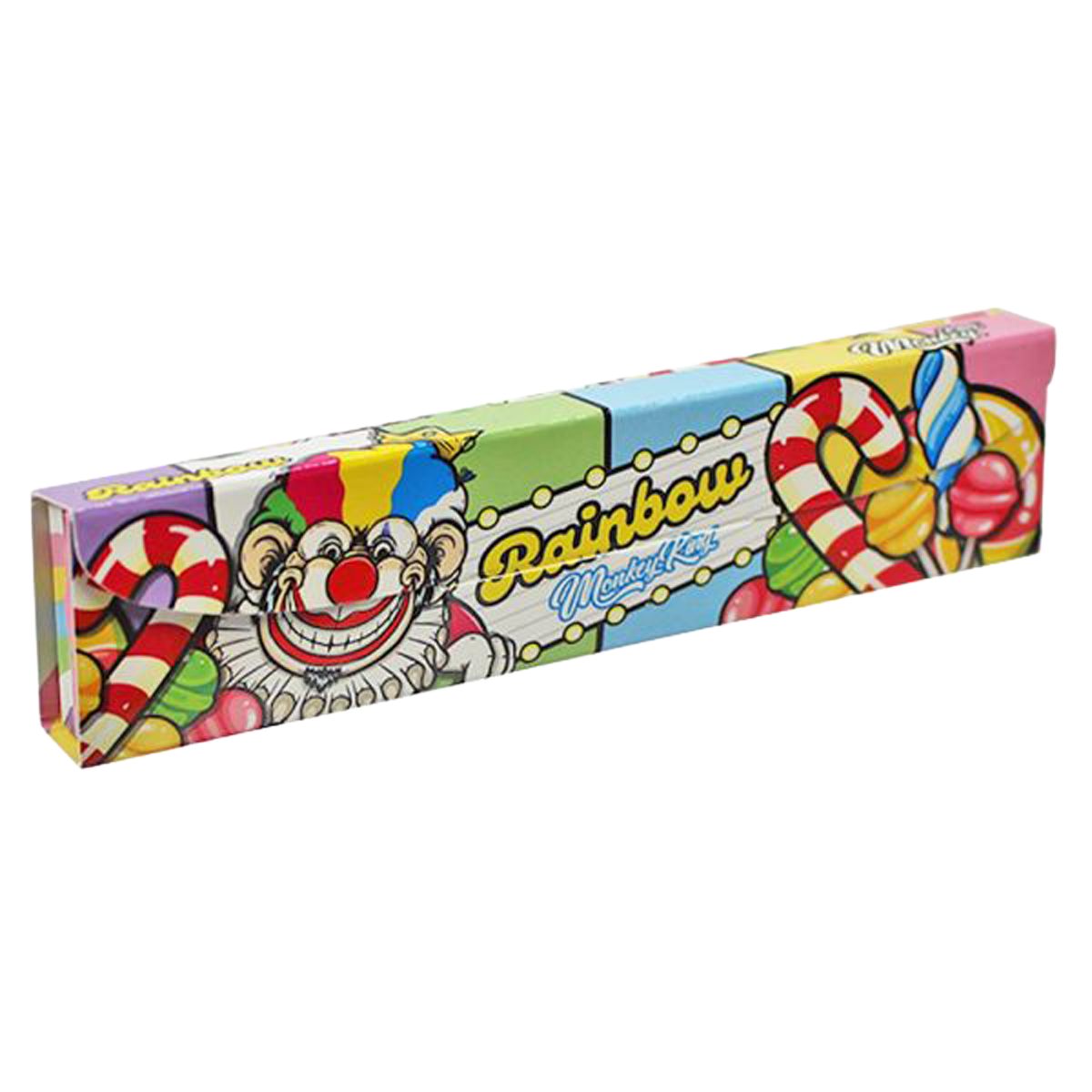 Monkey King Rolling Papers & Tips: Rainbow – King Size (24 Pack) - Obrázek 2