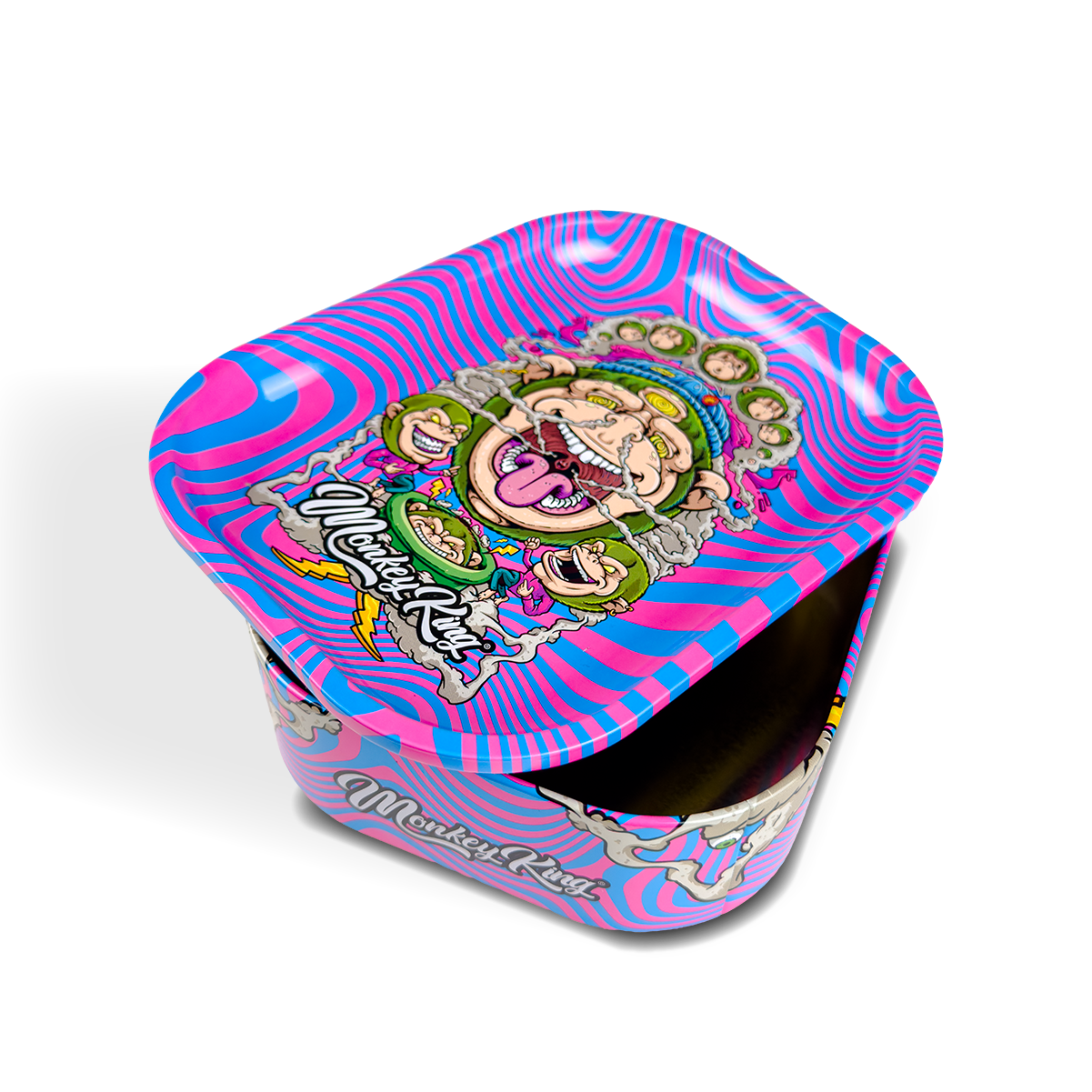 Monkey King Rolling Tray Box + Hemp Cones - Obrázek 12