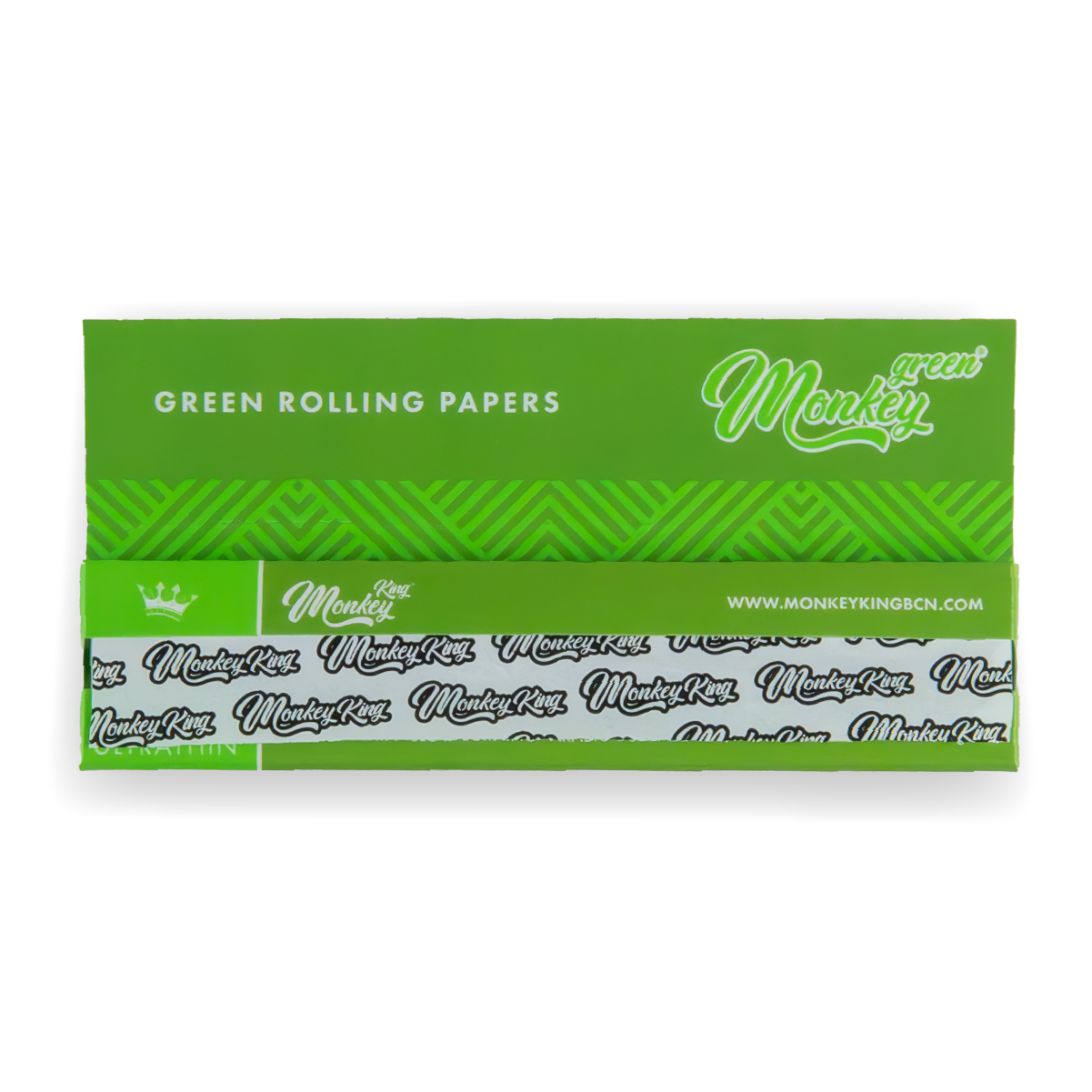 Monkey King Rolling Papers: Green – King Size - Obrázek 2