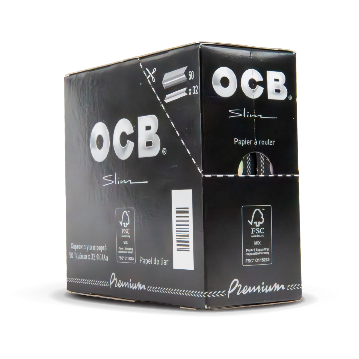 OCB Rolling Papers: Premium – King Size Slim - Obrázek 2