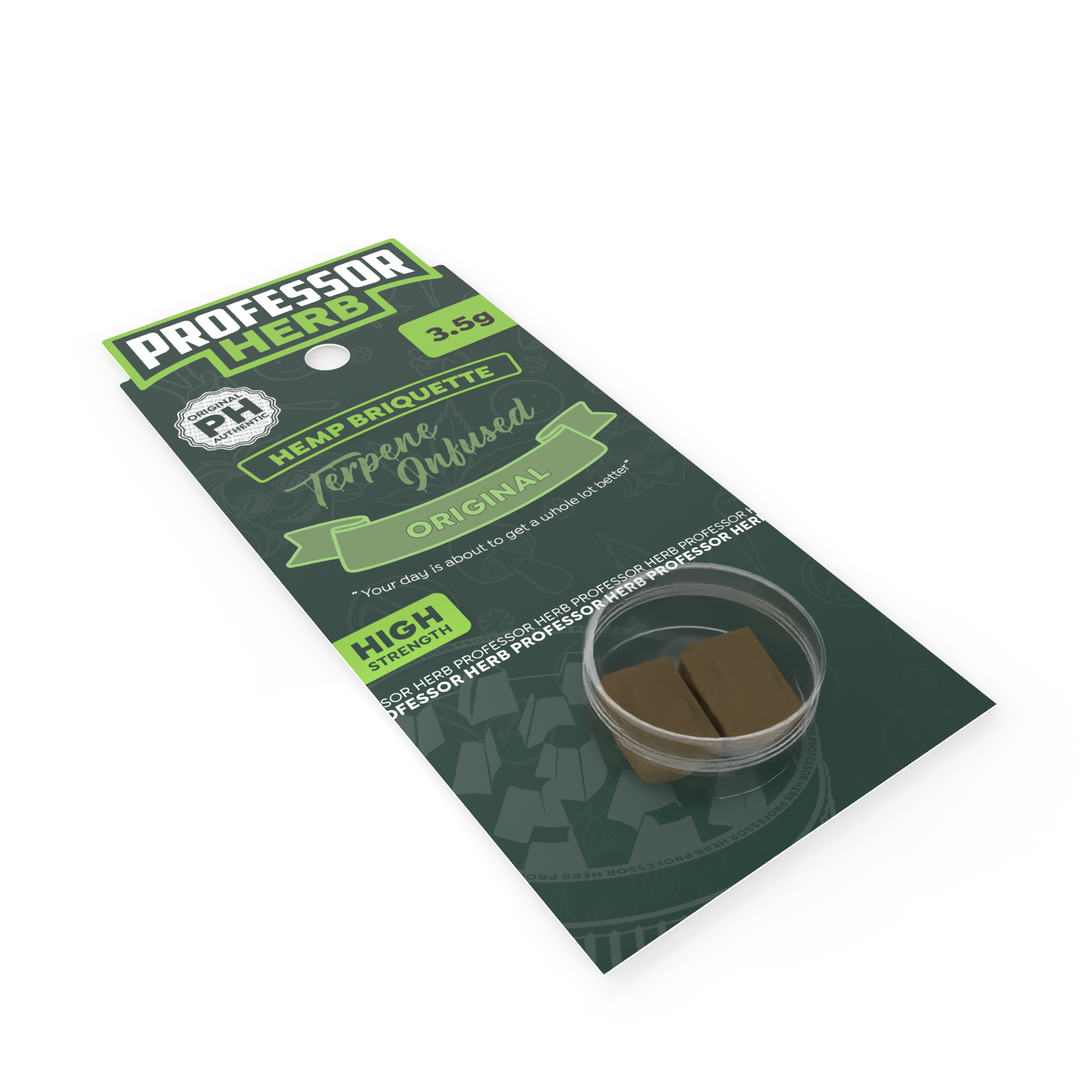 Professor Herb Hemp Briquette Hash (3.5g) – Original - Obrázek 3