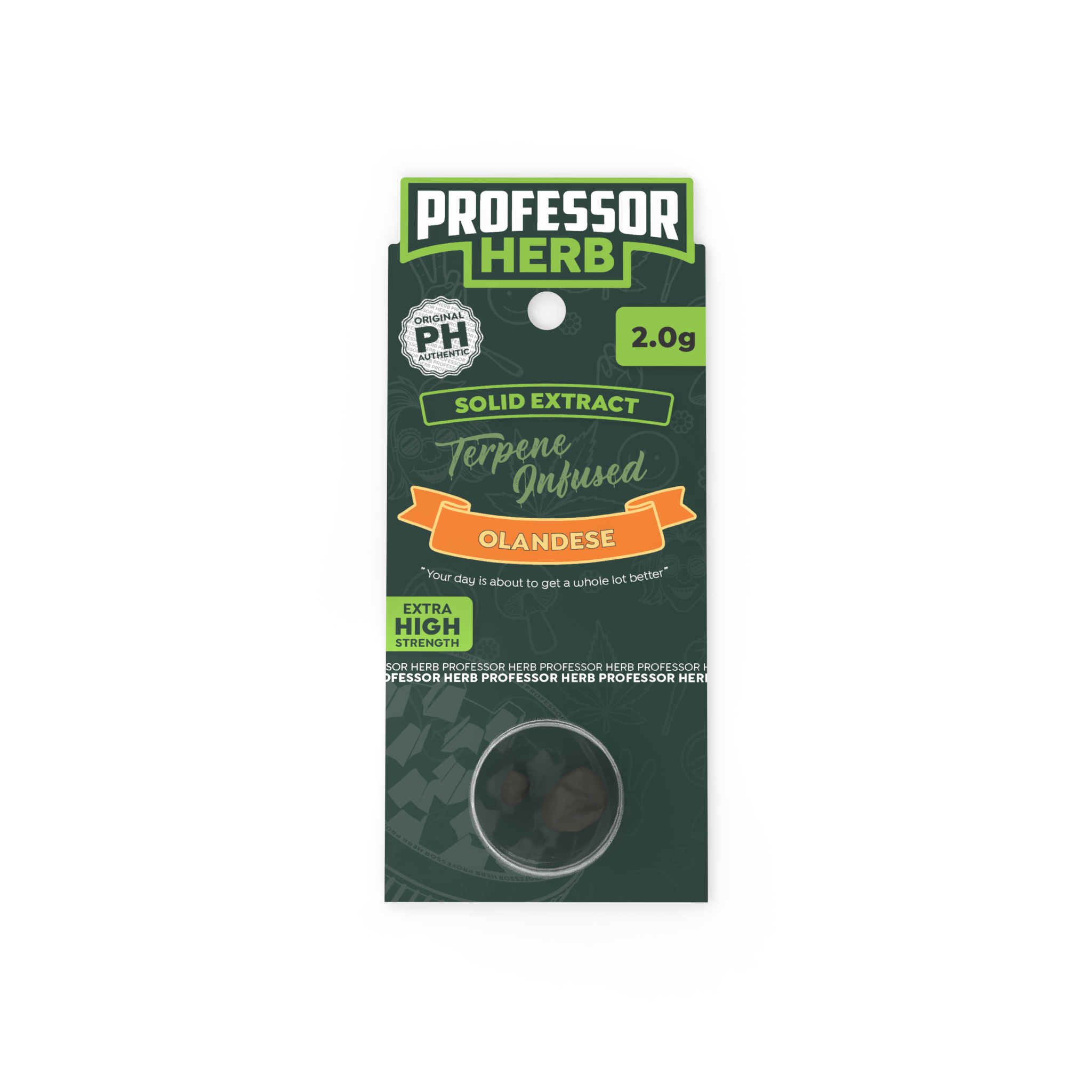 Profesor Herb Konopný pevný extrakt (2g) – Olandese Hash (18%) - Obrázek 2