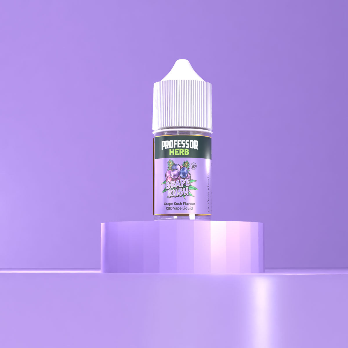 Professor Herb CBD Vape Liquid 1000mg/30ml – Grape Kush V2 - Obrázek 4