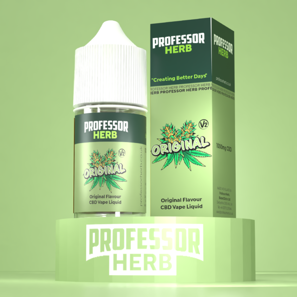 Professor Herb CBD Vape Liquid 1000mg/30ml – Original V2