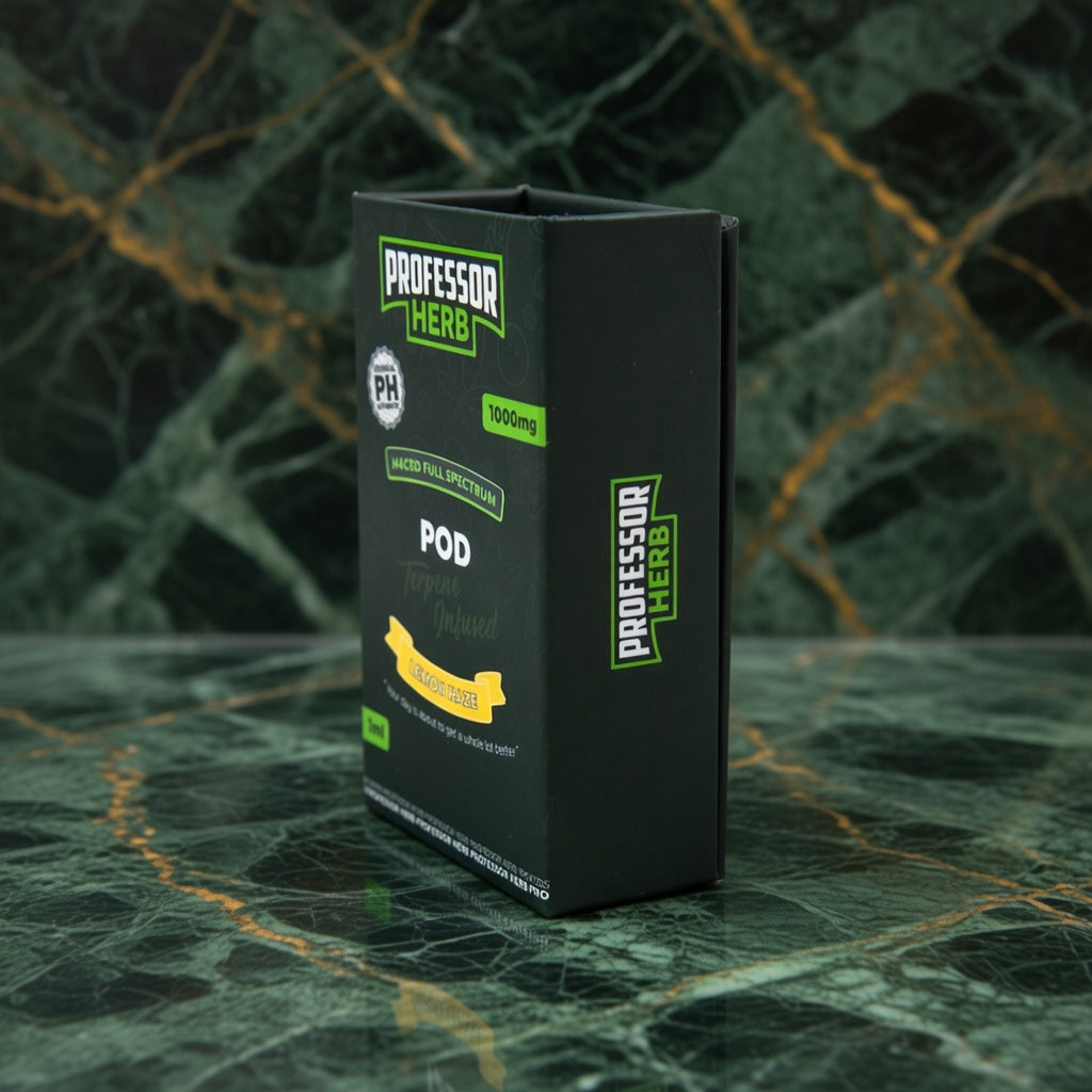 Professor Herb 1000mg Full Spectrum H4CBD 1ml náhradní cartridge – Lemon Haze - Obrázek 5