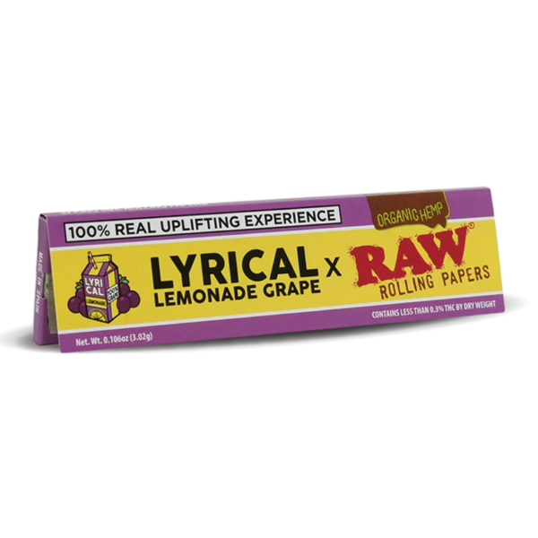 RAW x Lyrical Terpene Zvýšené Organické Lněné Rollovní Papíry – Limonová Bunda