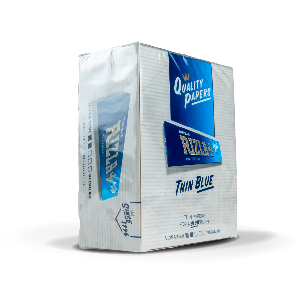Rizla Rolling Papers: Blue – King Size Slim - Obrázek 2
