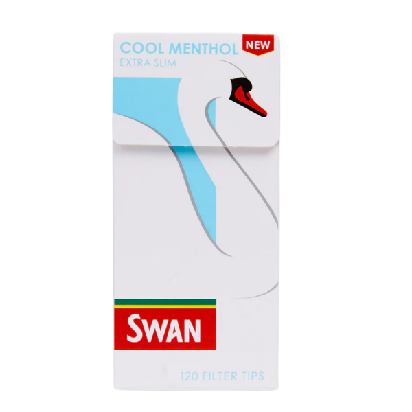 Swan Filters: Cool Menthol Extra Slim – 120 Tips