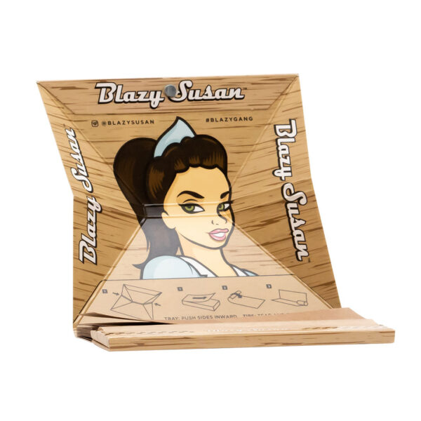 Blazy Susan Brown Deluxe Kit (královské balicí papírky s filtry a podnosem)