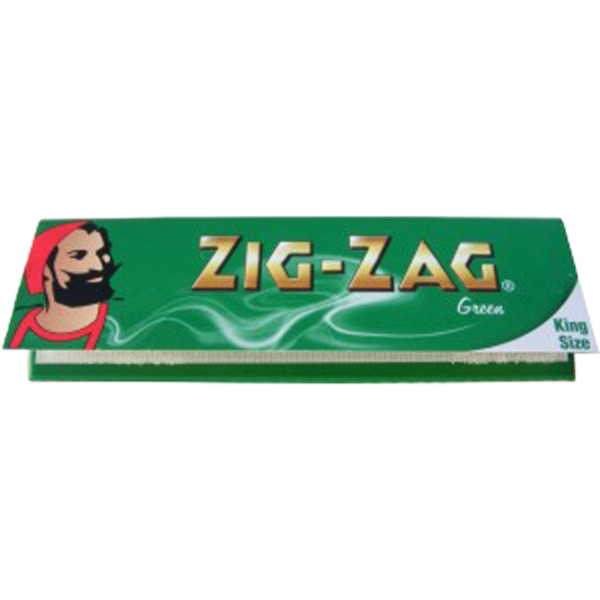 Zig Zag Green Kingsize Papers