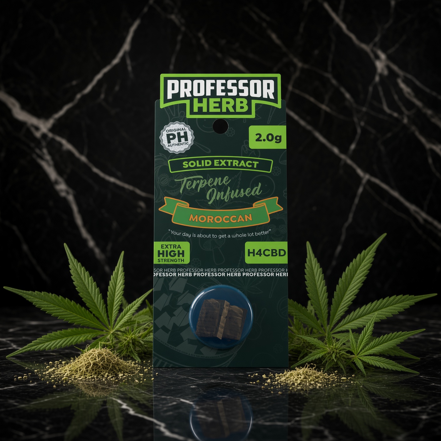 Profesor Herb H4CBD Pevný extrakt 2.0g – Marocký